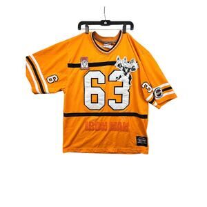 Marvel Iron Man War Machine 63 Jersey Johnny Blaze Mens XL Y2K Marvel Comics vtg